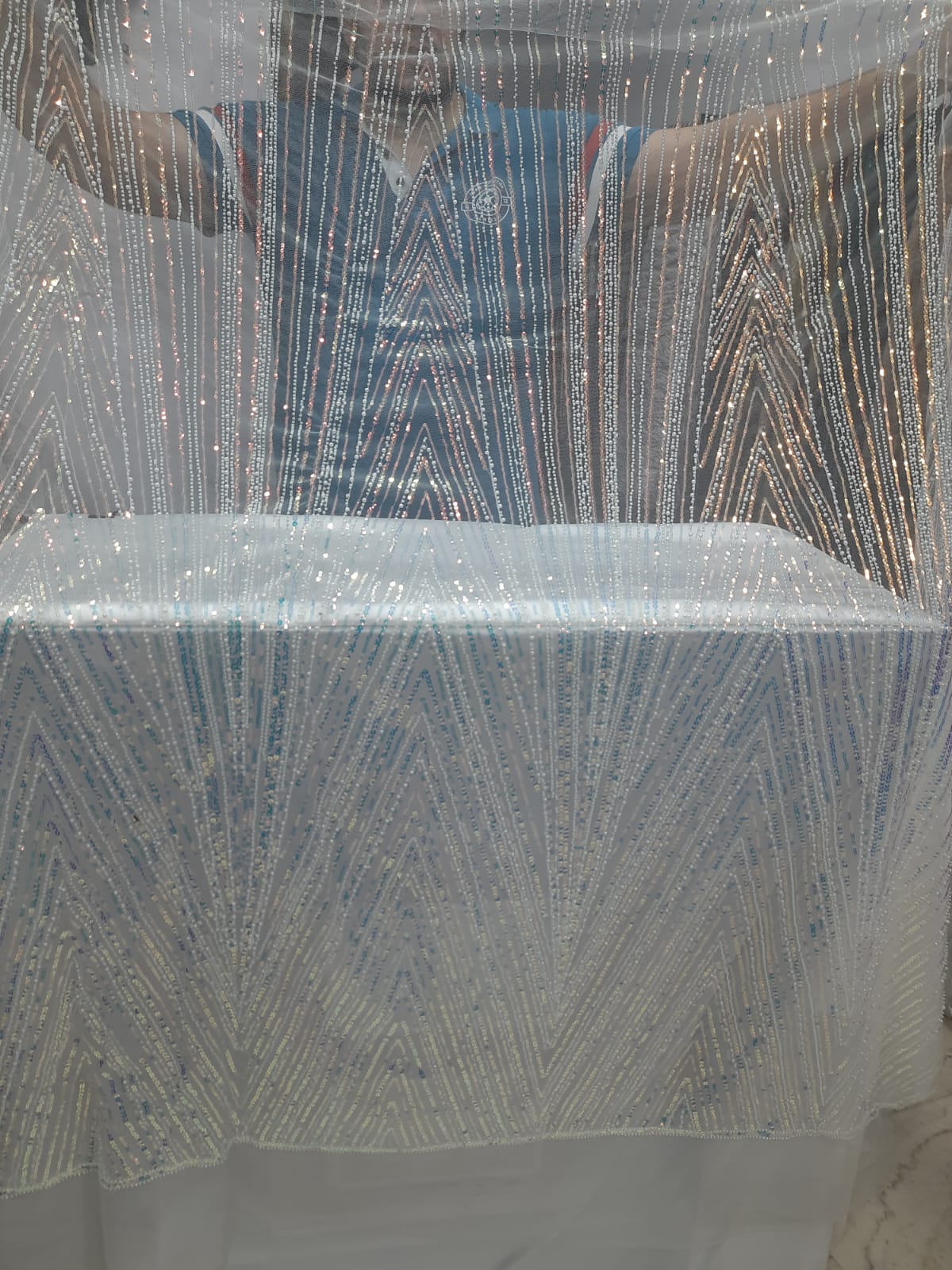 Ivory Veil Couture Mesh