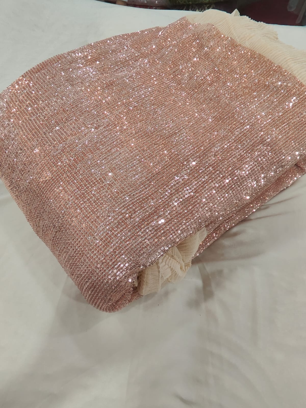 Celeste Pleated Sequin Luxe