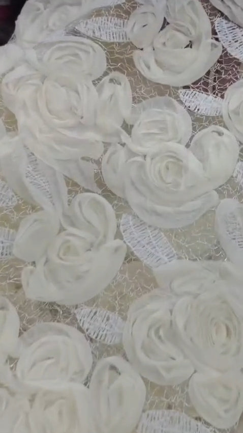 Ivory Rosette Couture