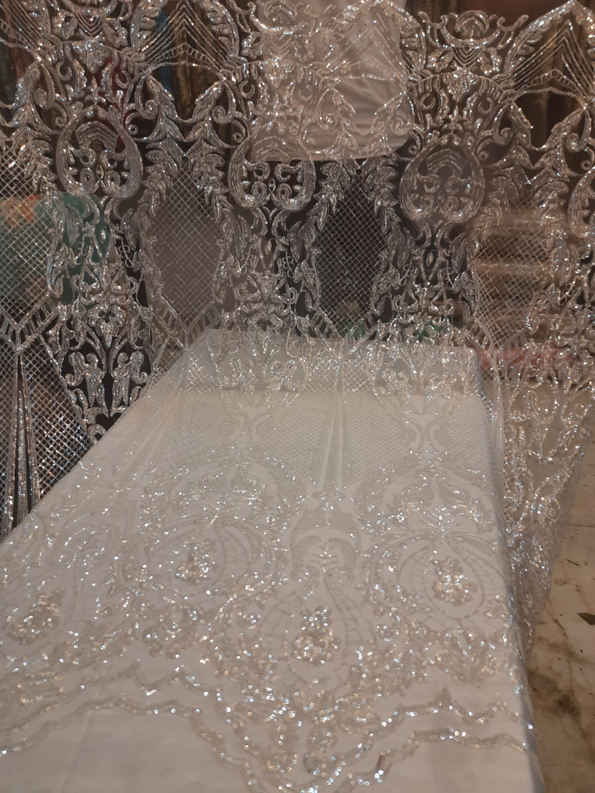 Ivory Veil Couture Mesh