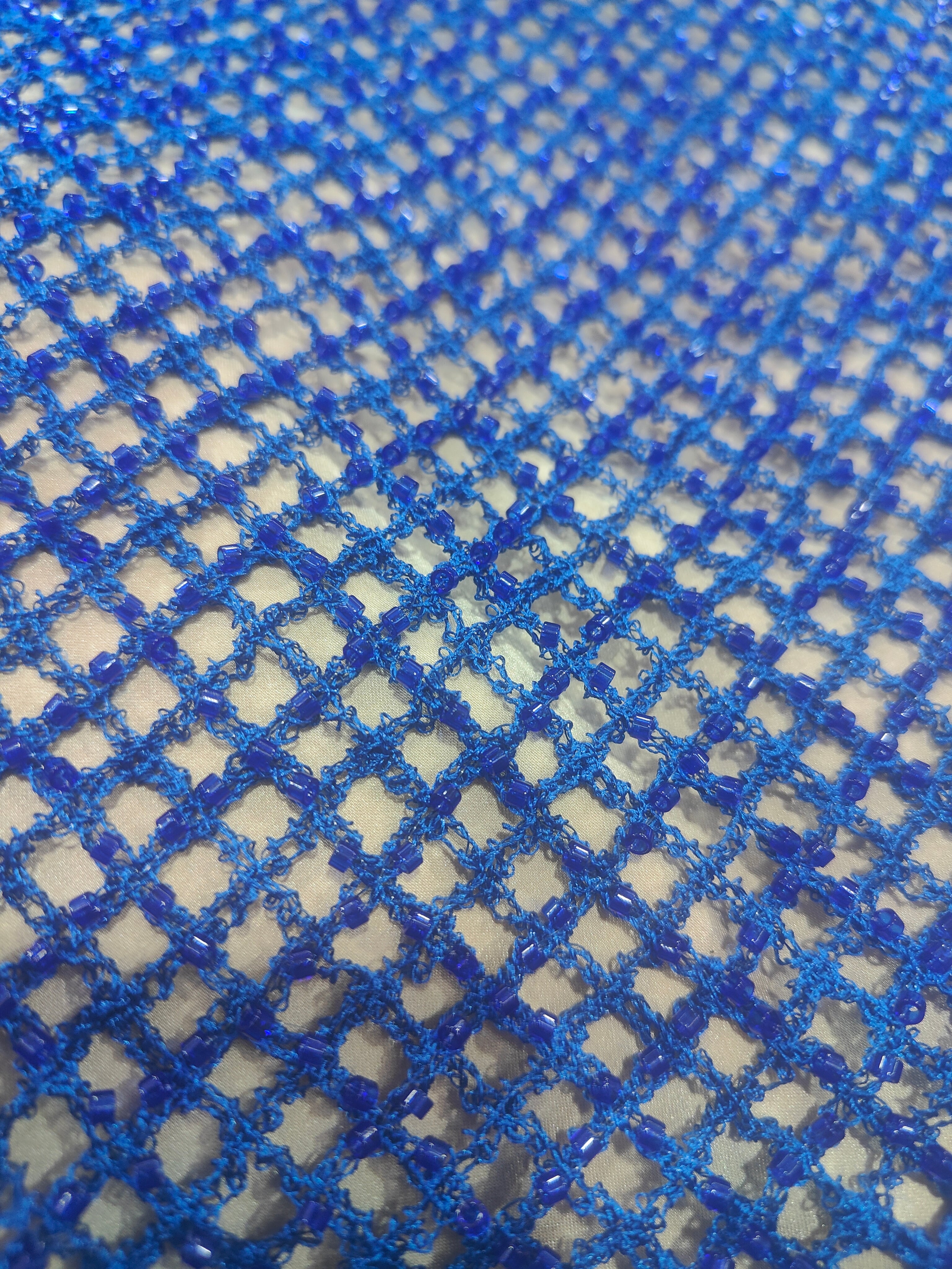 Crystal Lattice Beaded Net