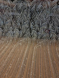  Crystal Leaf Couture Mesh 