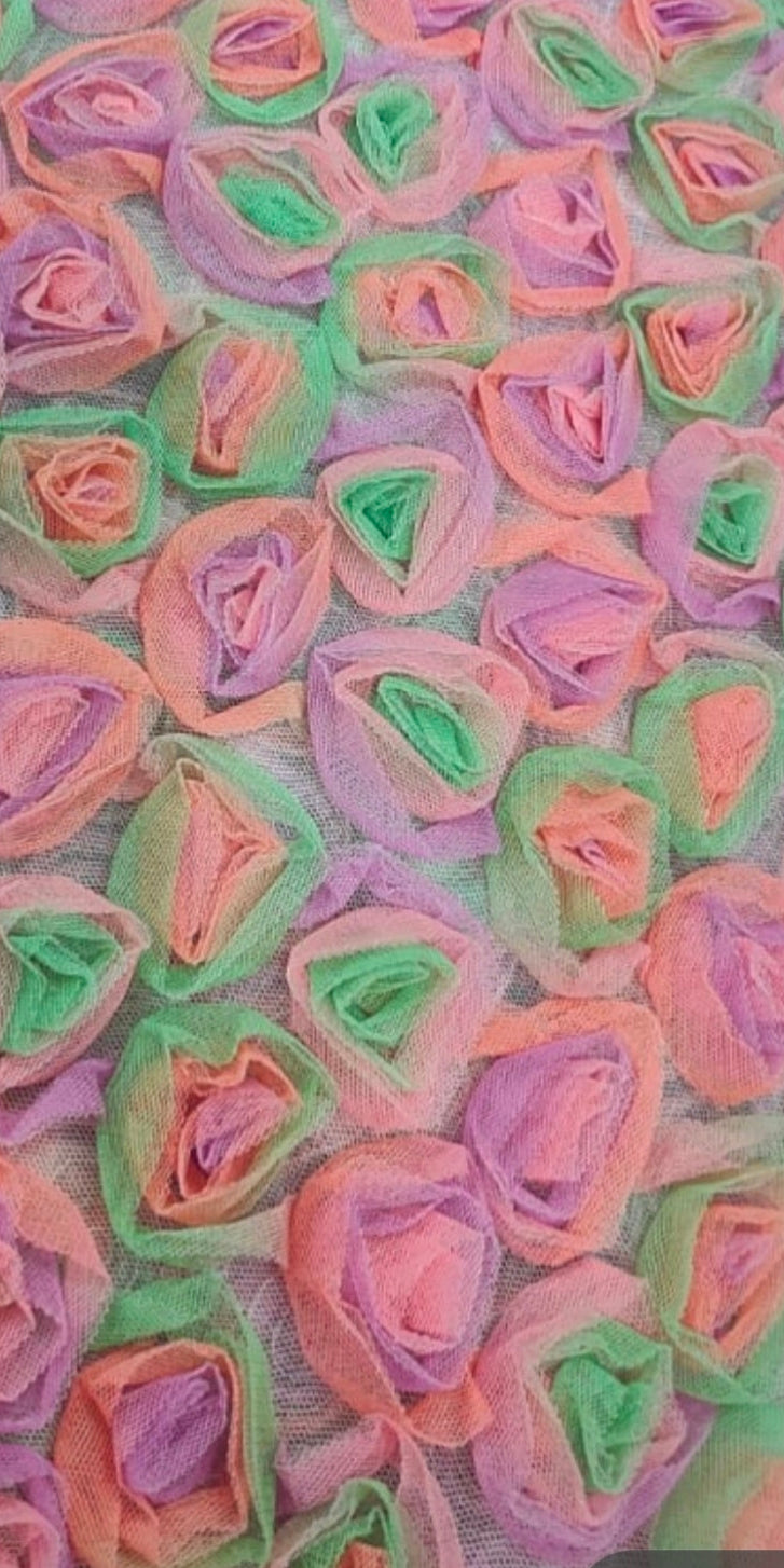 Rosette Ribbon Bloom Net