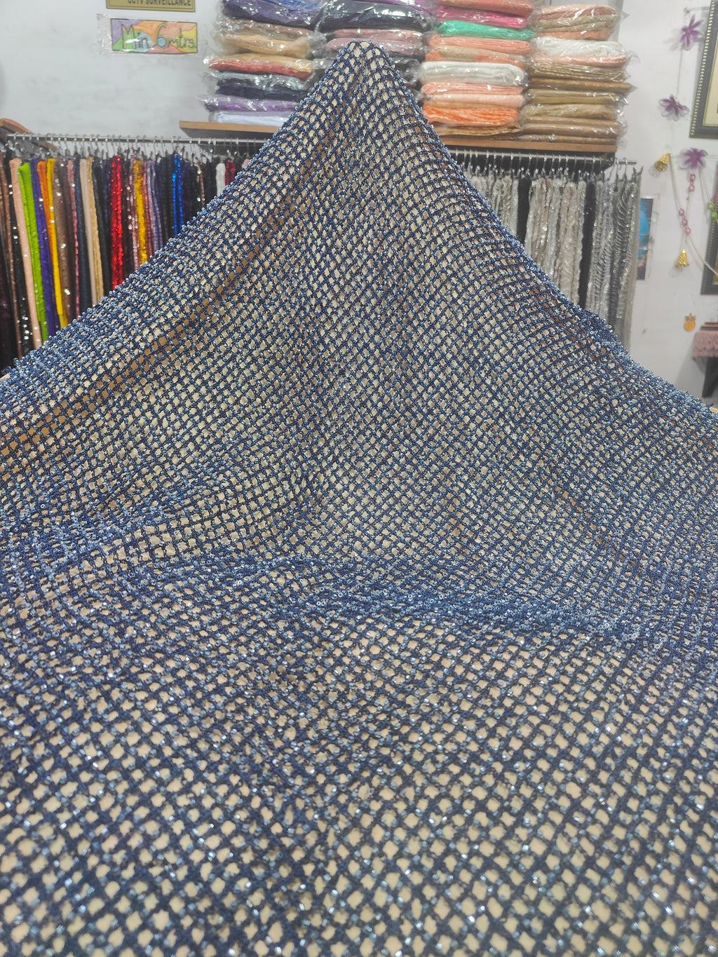 Crystal Lattice Beaded Net